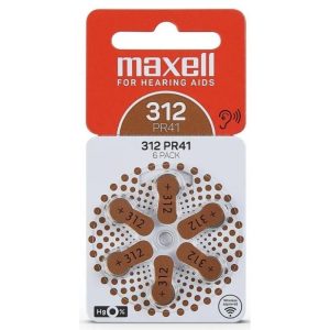 MAXELL 312 PR41 PILA AUDÍFONO
