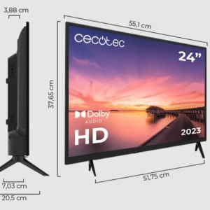 CECOTEC 02610 TV 24" LED HD USB HDMI MEM FLASH