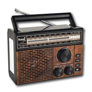 SAMI 11849 RADIO VINTAGE RELOJ MULTIM MADERA