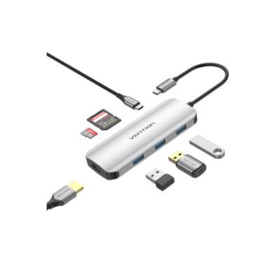 VENTION TOJHB HUB USB-C 1XHDMI/3XUSB/1XUSB-C/LEC