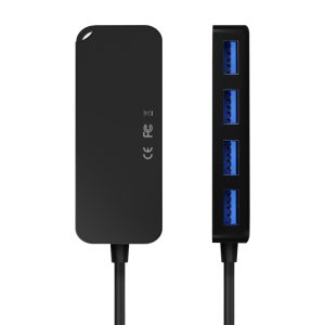 AISENS HUB USB-C 3.0 A 4XUSB-A 3.0 BK