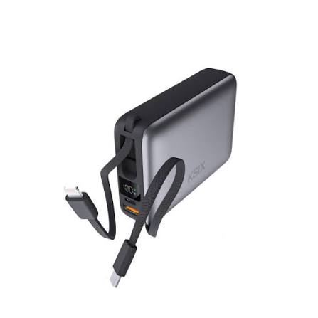 KSIX BAT.AUXIL 20000/PD 22.5W/USB C+LIGHTNING