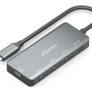 AISENS HUB USB-C A109-0945 3USB3.0/USB-C/USB-C PD 100W