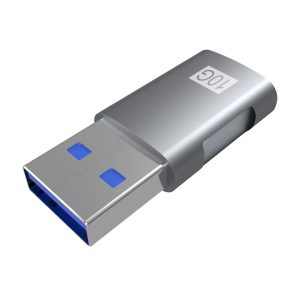 AISENS USB-A/MA USB-C/H GRIS ADAPTADOR